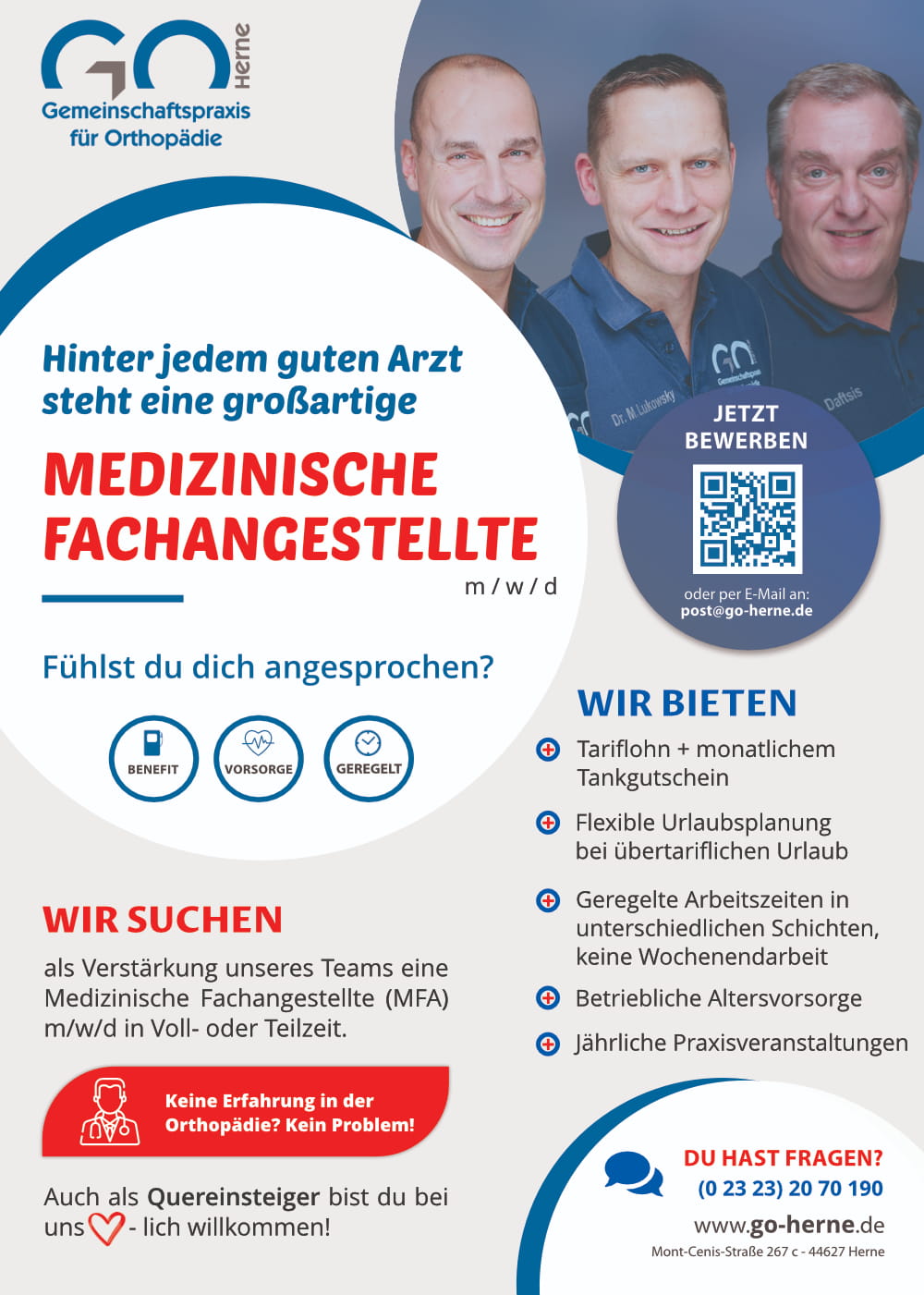 Stellenanzeige MFA GO Herne